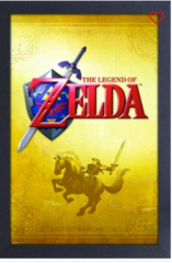 Framed - Zelda (Gold)